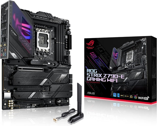 ASUS ROG Strix Z790-E Gaming WiFi 6E LGA 1700(Intel 14th,13th&12th Gen) ATX gaming motherboard