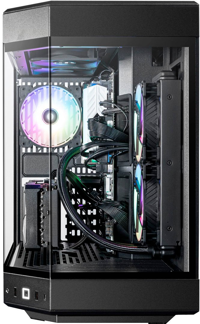 iBUYPOWER - Y60 Gaming Desktop - AMD Ryzen 7 7700X - 32GB DDR5 RAM - NVIDIA GeForce RTX 4060Ti 8GB - 2TB NVMe SSD - Black