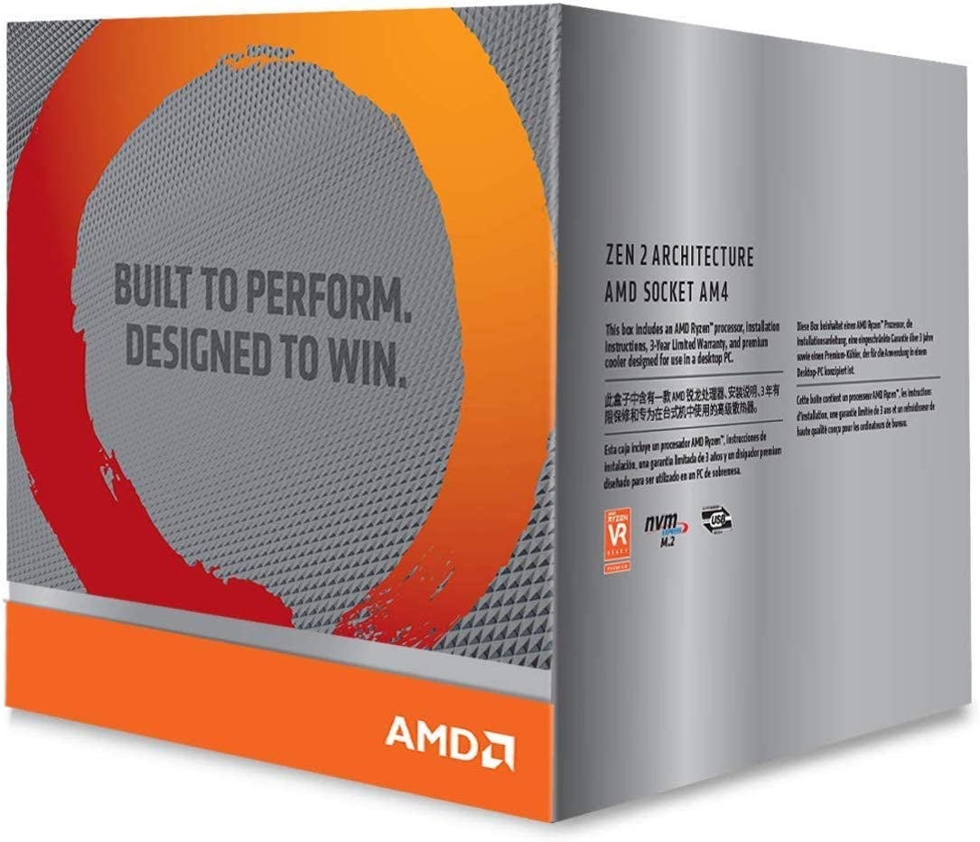 Ryzen 9 3900X 12-Core, 24-Thread Unlocked Desktop Processor with Wraith Prism LED Cooler